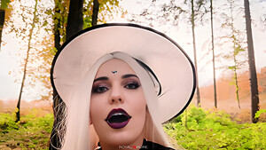 Suzie Sparklez - Horny Witch Pissing And Tasting Urine In The Dark Forest